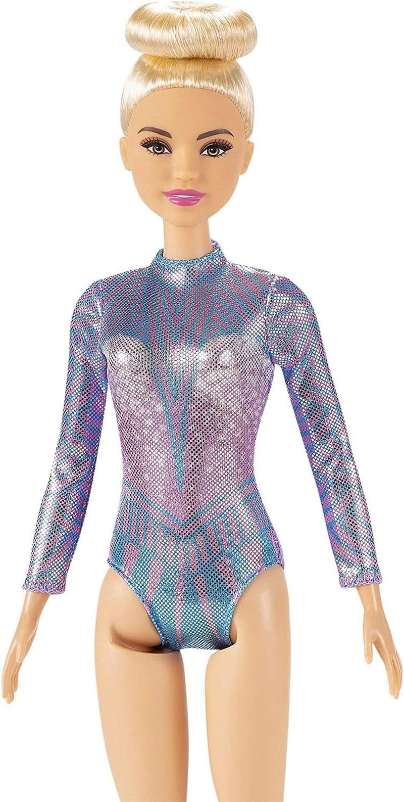 Barbie „You Can Be Anything“-Serie, blondes Haar, Zubehör für rhythmische Gymnastik, Puppe im Lieferumfang enthalten, Geschenk für Kinder, Spielzeug, ab 3 Jahren, GTN65