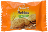 Brandt Hobbits Crunchy – 2er-Pack – Catering-Box mit 60 Packungen – ballaststoffreiche Haferflocken-Vollkornkekse (60 x 22,8 g)