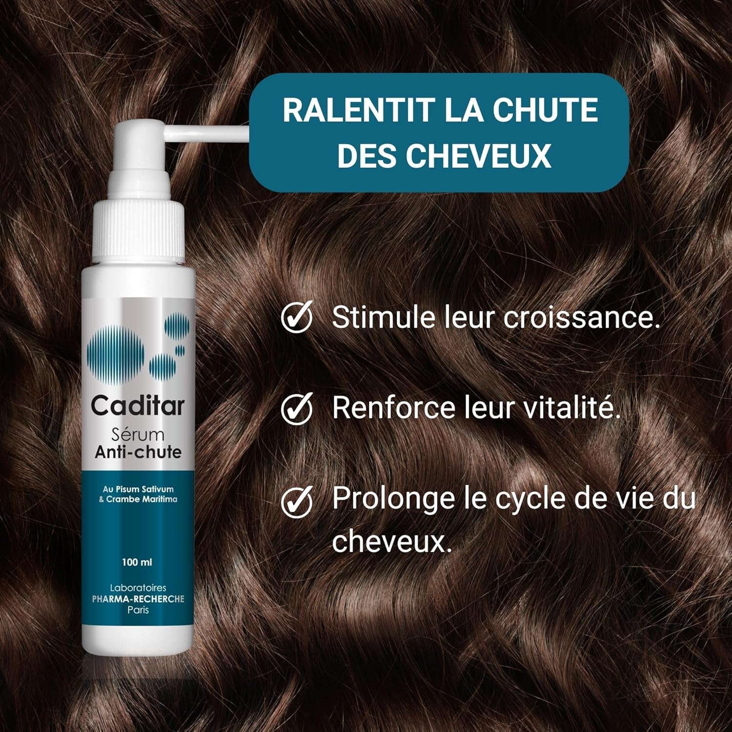Caditar Serum gegen Haarausfall, 100 ml Haarpflege Naty Shop