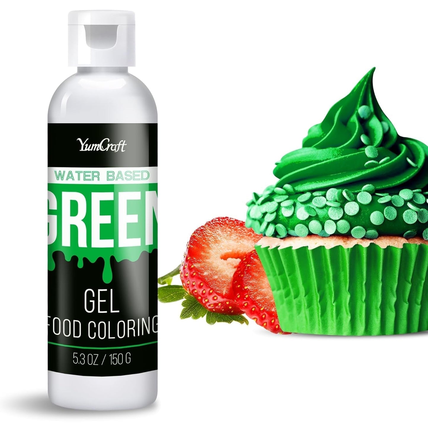 Gel-Lebensmittelfarbe – hochkonzentrierte Gel-Lebensmittelfarbe für Kuchen, Backen, Ostereier, Getränke – zuckerfreie Lebensmittelfarbe für Fondant, Zuckerguss, Schleim, Kuchendekoration (roter Samt, 150 g)