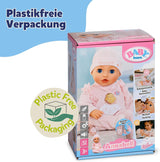 BABY Born Annabell 43 cm – Weiche Puppe mit 7 elektronischen Funktionen und Sound – Geeignet für Kinder ab 3 Jahren – Puppe inklusive Zubehör – Benötigt Batterien
