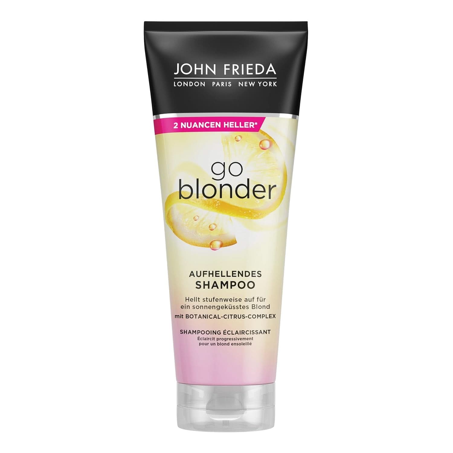 John Frieda Sheer Blonde Go Blonder Shampoo, 250 ml Dusche und Bad Naty Shop 250 ml
