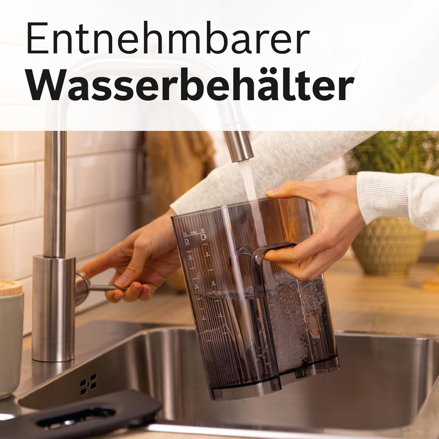 Bosch MyMoment TKA2M113 Filter-Espressomaschine, 1,25 l Glaskaraffe, 10–15 Tassen, 40-Minuten-Warmhaltefunktion, Anti-Tropf-System, drehbarer Filterhalter, abnehmbarer Wassertank, 1200 Watt, Mattschwarz