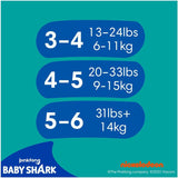 Pampers (alte Version), Splashers Einweg-Badeshorts – Größe 5/6 (14 kg+) – Box mit 8 Packungen mit 10 Stück