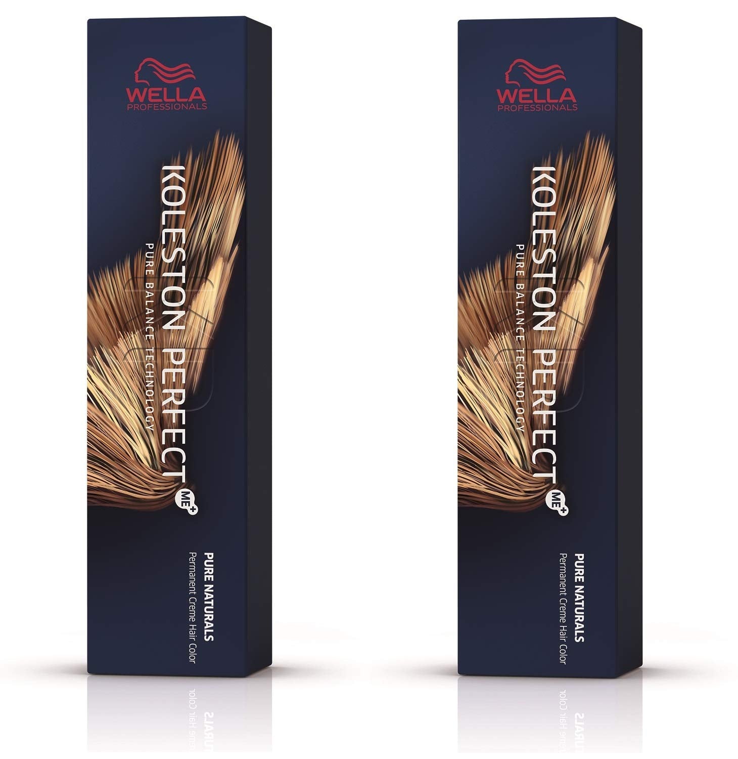 Wella Professionals Wella Koleston Perfect ME KP Pure Naturals 5/00 Light Brown Natural Intense, 2er Pack Haarfärbemittel Naty Shop Brown, weiß 60 ml (2er Pack)