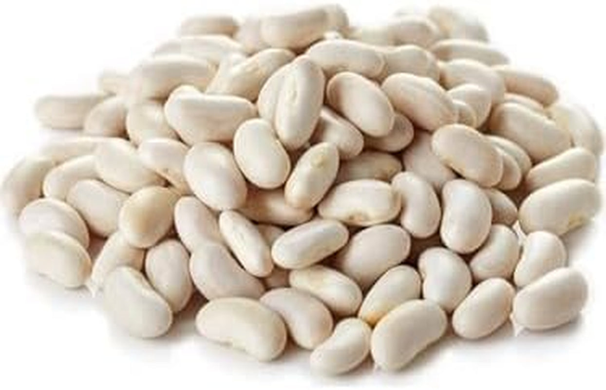Seba Garden Weiße Bohnen 1 kg – (Kuru Fasulye), hochwertige getrocknete türkische Bohnen, reich an Eiweiß und Ballaststoffen, ganz natürlich und vegan – ideal für Eintöpfe, Suppen, Aufläufe