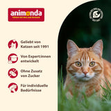 Animonda Carny Nassfutter für Katzen Truthahn + Huhn + Garnelen (6 x 800 g), getreidefreies, zuckerfreies Nassfutter mit frischen Fleischzutaten