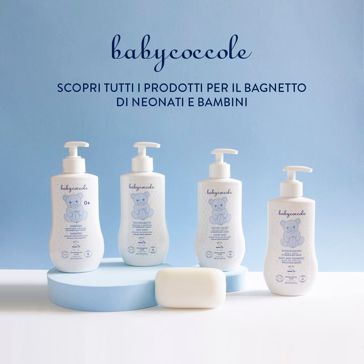 Babycoccole Badeshampoo für Babys und Kinder, mit Lotusblütenextrakten und natürlichen Inhaltsstoffen, für empfindliche Haut, 250 ml Kinder - Bade- und Hautpflege Naty Shop