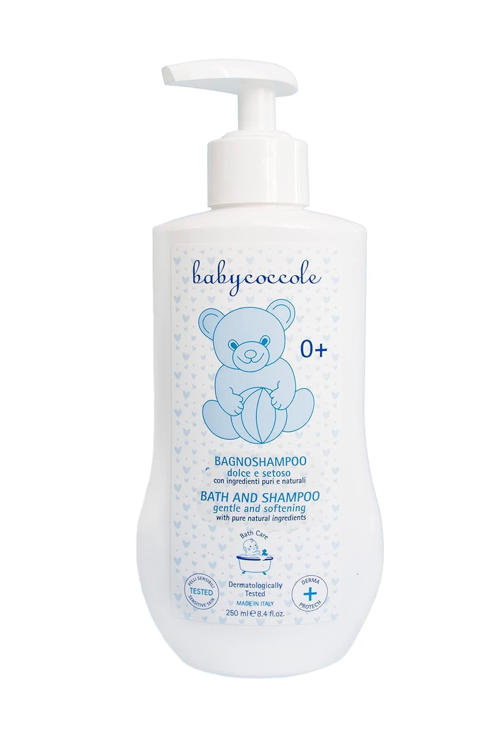 Babycoccole Badeshampoo für Babys und Kinder, mit Lotusblütenextrakten und natürlichen Inhaltsstoffen, für empfindliche Haut, 250 ml Kinder - Bade- und Hautpflege Naty Shop