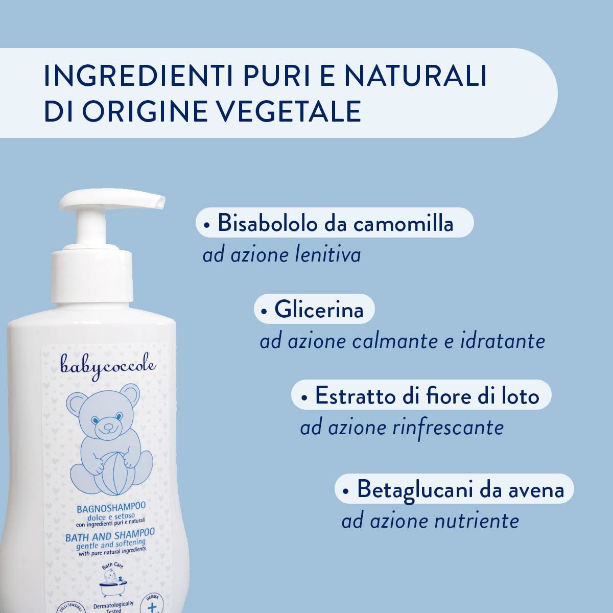 Babycoccole Badeshampoo für Babys und Kinder, mit Lotusblütenextrakten und natürlichen Inhaltsstoffen, für empfindliche Haut, 250 ml Kinder - Bade- und Hautpflege Naty Shop