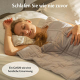 Gewichtsdecke 135X200 7Kg - Anti-Stress-Therapiedecke - Schwere Decke aus 100 % Baumwolle - Decke für tiefen Schlaf und bessere Erholung - Gewichtsdecke - für Männer und Frauen von 55-85Kg Betten und Decken Beuche den Ella-Store