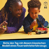 LEGO City Fire Ladder Truck – Spielzeug-Feuerwehrauto mit 2 Feuerwehrmann-Minifiguren für Jungen und Mädchen ab 4 Jahren – Lernspielzeug – Geschenk für Vorschulkinder 60463 Bausätze Besuchen Sie den LEGO-Store