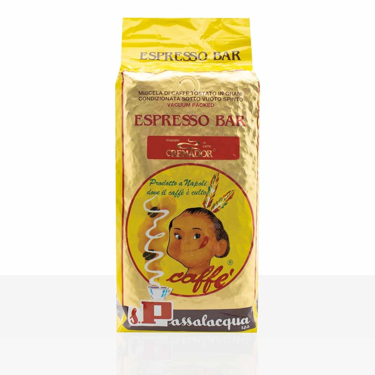 *WOW* Passalacqua Cremador Kaffeebohnen, 6 Packungen à 1000 g, Kaffee 6 kg