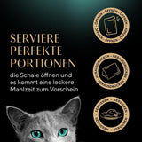 Sheba CATCARE Pouch Wet Fresh & FINE (Fleisch) Stücke in Soße für Erwachsene, 50 g, Multipack Standard