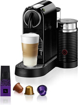 Nespresso EN167.W Citiz Kapsel-Espressomaschine, Hochdruckpumpe und ideale Temperaturkontrolle, ohne Aeroccino (Milchschäumer), Energiesparfunktion, 1260 W, Cremeweiß, 37,4 x 11,9 x 25,5 cm