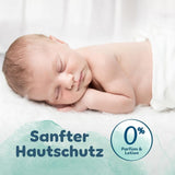 Pampers Harmony Windeln Größe 1, 180 Windeln, 2kg-5kg, sanfter Hautschutz mit 100% Pampers-Schutz
