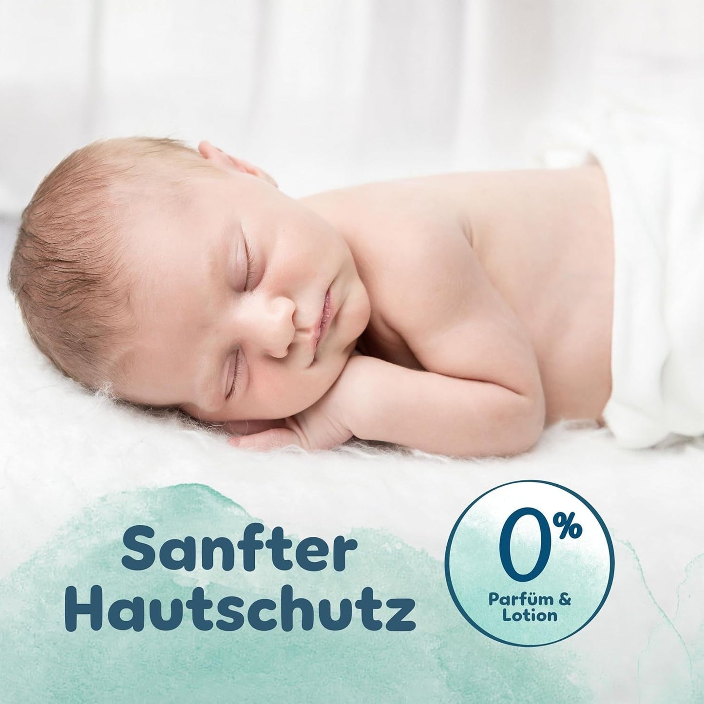 Pampers Harmony Windeln Größe 2, 204 Windeln, 4kg-8kg, sanfter Hautschutz mit 100 % Pampers-Schutz
