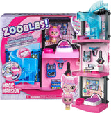 Zoobles Magic Mansion Verwandelbares Traumhaus mit 6 Zimmern, Rutsche und Zubehör