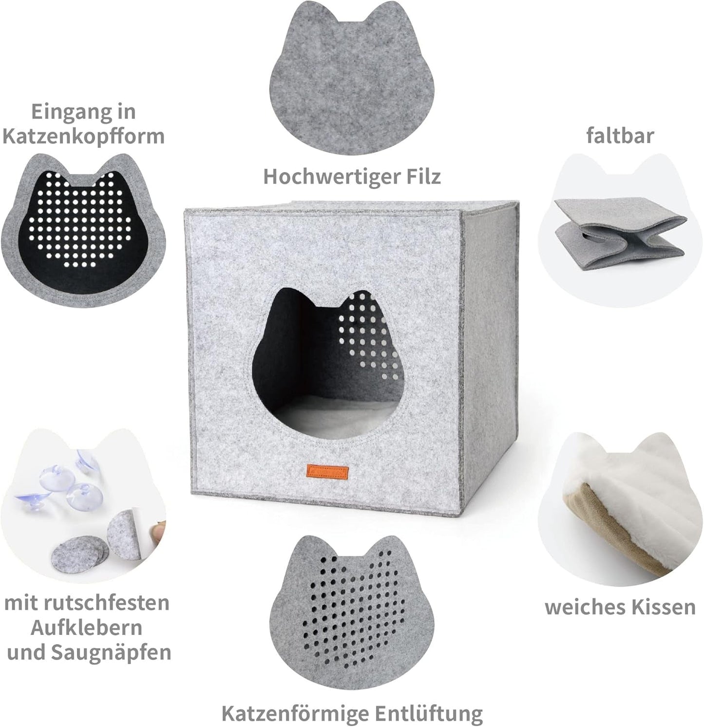 Decken und Möbel, Haustiere, Höhlen und Häuser, Katzen, Betten für Katzen, Katzenbetten, Matratzen