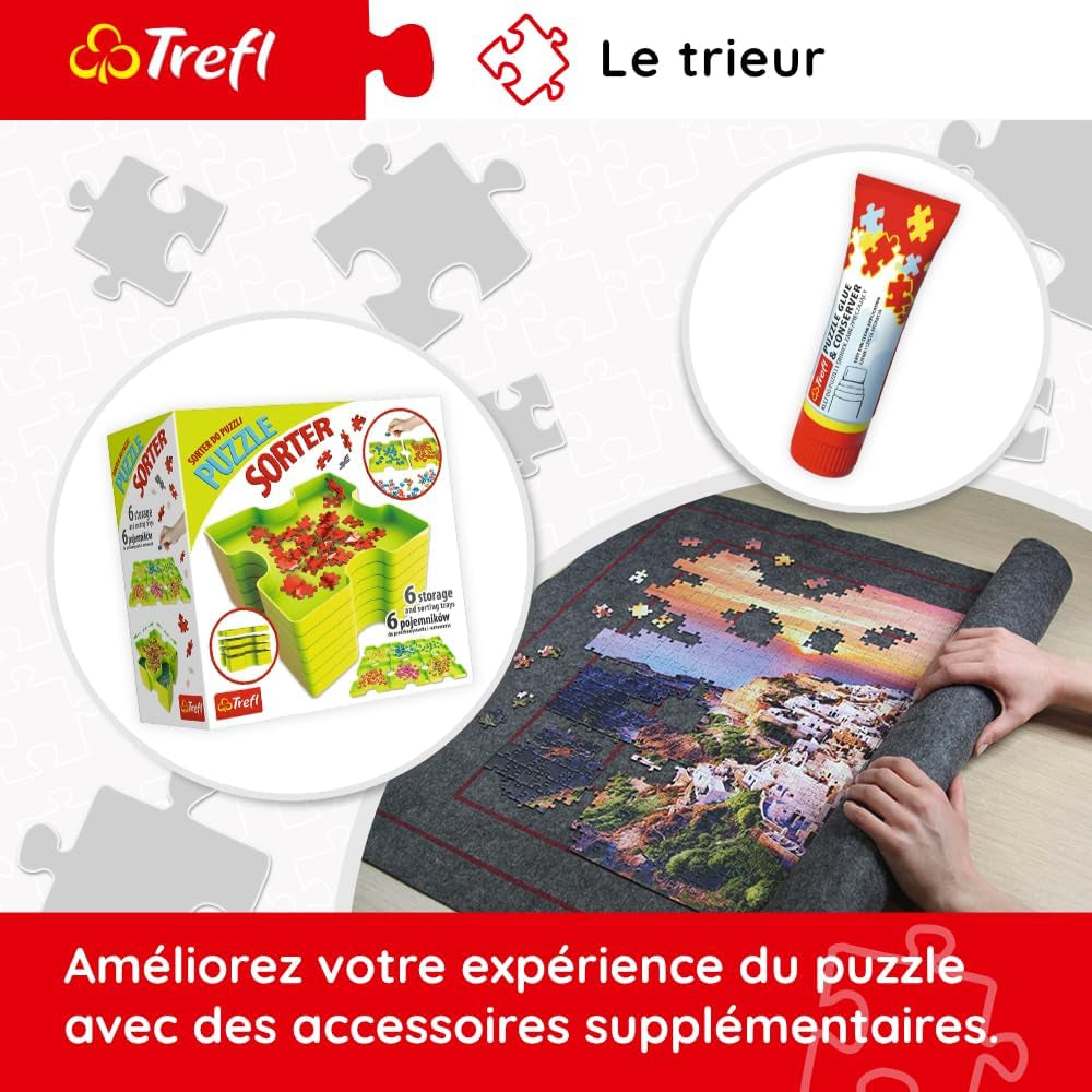 Trefl – 2-in-1-Puzzle: Europäische Hauptstädte – 2 x 500 Teile – Set mit zwei Puzzles, Heimwerken, kreative Unterhaltung, für Erwachsene und Kinder ab 10 Jahren. Puzzle Naty Shop