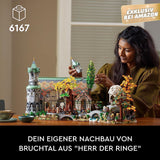 LEGO Icons Der Herr der Ringe: Bruchtal – Sammlungs- und Ausstellungsset für Erwachsene mit 15 einzigartigen Minifiguren, darunter Gandalf, Legolas, Aragorn und Frodo, exklusiv bei Amazon – 10316 Bausets Besuche den LEGO-Store
