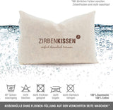 Swiss stone pine family Swiss stone pine pillow Simply heavenly dreaming 30X20 cm, wood, natural, 1 piece (1 pack) Naty Shop standard pillows