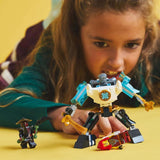 LEGO NINJAGO Zanes Action-Mech – Ninja-Spielzeug mit 3 Minifiguren zum Rollenspiel – Kleines Set zum Bauen und Spielen für Kinder – Geschenkidee für Jungen und Mädchen ab 6 Jahren 71827 Bausets Besuchen Sie den LEGO-Store