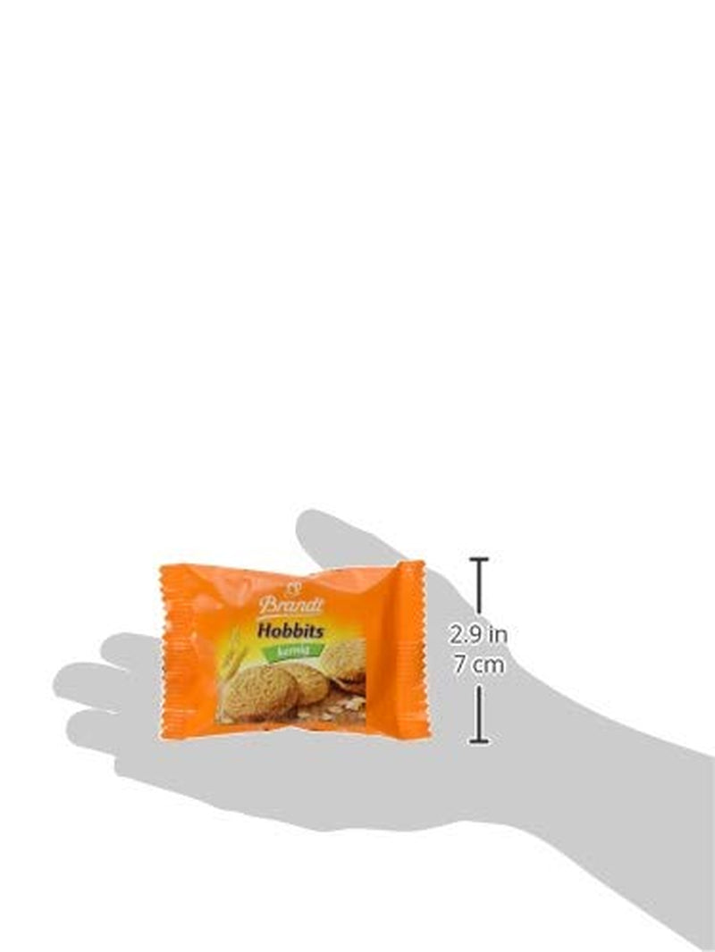 Brandt Hobbits Crunchy – 2er-Pack – Catering-Box mit 60 Packungen – ballaststoffreiche Haferflocken-Vollkornkekse (60 x 22,8 g)