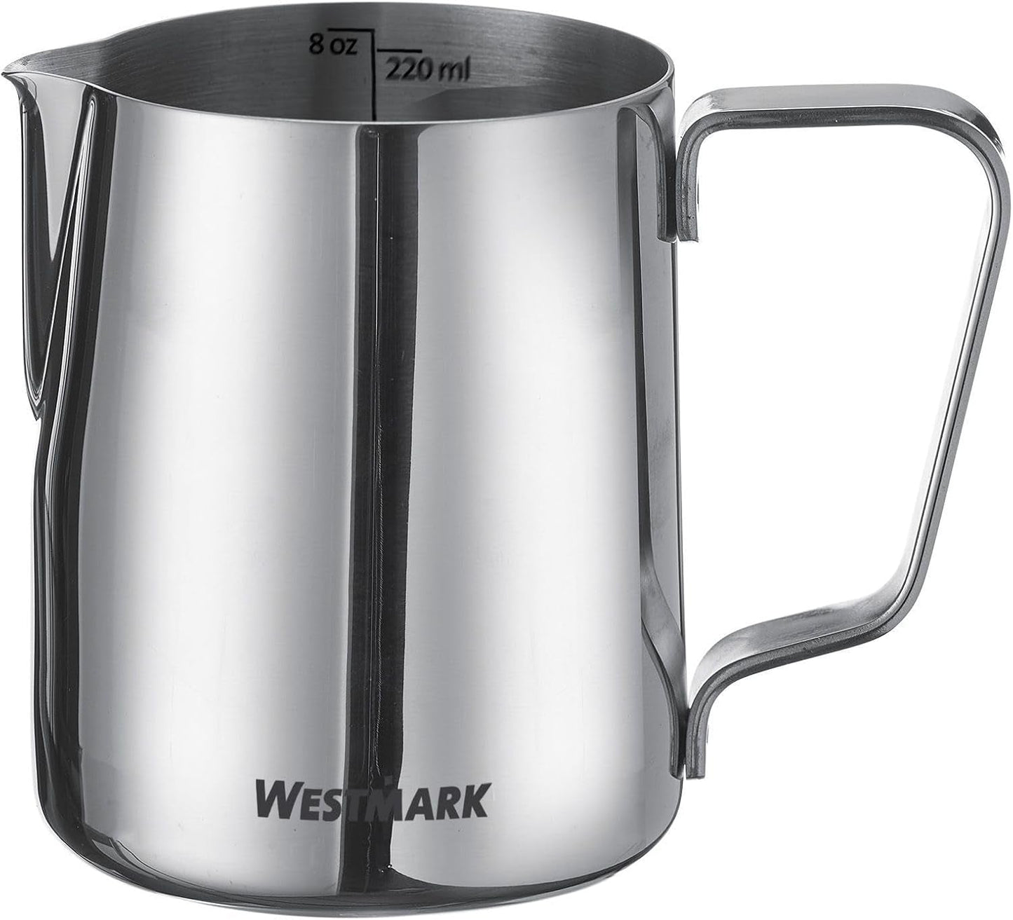 Westmark Brasilia Milchkaraffe 200 ml – ideal für Kaffeesahne, Milch, Honig und andere Kaffee- und Teezusätze, Barista-Zubehör – Edelstahl
