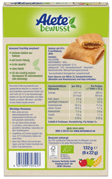 Alete Bio-Schnittpasteten mit Vollkorn und Apfel 6 x 22 g