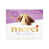 merci Finest Selection Mousse au Chocolat Sorte – 1 x 210 g – Spezialitäten Erlesenes Schokoladenmousse – Gefüllte und ungefüllte Pralinen