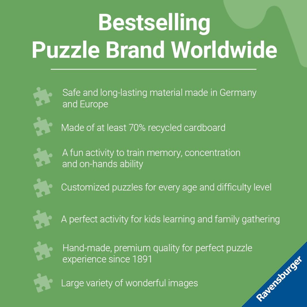 Ravensburger Puzzle für Kinder – 09226 Große Baufahrzeuge – Puzzle für Kinder ab 5 Jahren, mit 3X49 Teilen Puzzle Naty Shop