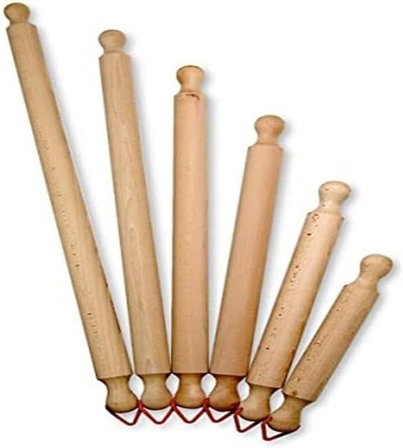 Nudelholz, Buchenholz, 70 cm, Küchengerät, Material, mehrfarbig, 70 x 4 x 4 cm