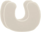 Schwarzer Kissenbezug, Doppelpack, perfekt für ANDAR-Nackenkissen, Mako-Baumwolle (Doppeljersey), nicht bügeln und im Trockner trocknen, Set mit 2 Kissenbezügen mit Reißverschluss, Öko-Tex-zertifiziert. Zervikale orthopädische Kissen Naty Shop Elfenbeinweiß / Elfenbein