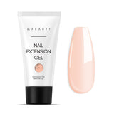 Makartt Poly Nail Extension Gel - 50 ML Extension Builder Acryl Poly Nägel Aufbaugel Extender Gel Für Gelnägel Für Nagelverlängerung, Nagelstärkung, Nail Art Dekoration (Transparent)