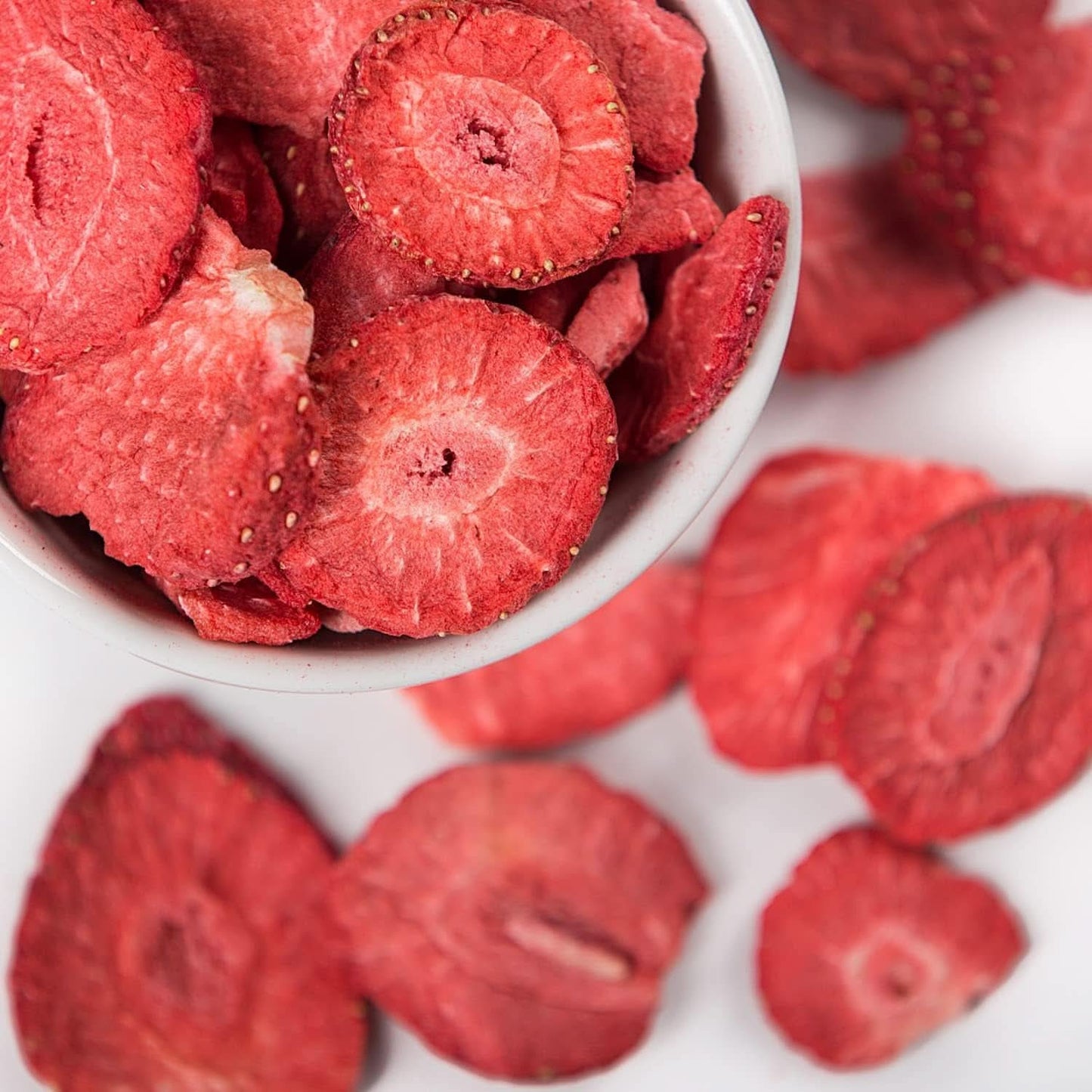 Seba Garden Premium, köstliche getrocknete mediterrane Erdbeeren, gentechnikfrei und vegan. Trockenprodukte Naty Shop