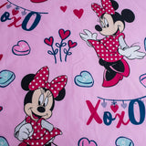 Disney-Bettwäsche, Minnie Mouse Pink Baby, 100 % Baumwolle mit Reißverschluss-Bettwäsche – Kids Naty Shop