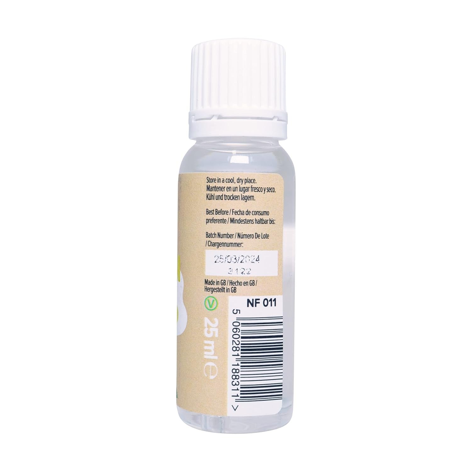 100 % natürliches Zitronenaroma, 25 ml (2er-Pack) Süßstoffe Naty Shop