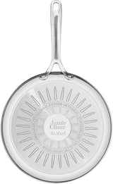 Jamie Oliver von Tefal Cook Smart Bratpfanne 28 cm, unbeschichteter Edelstahl, geeignet für Induktionstöpfe und Pfannen Naty Shop