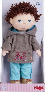 HABA 306528 – Lian Doll – Plüschpuppe für Kinder ab 18 Monaten zum Spielen und Kuscheln aus weichen Materialien – Größe: 30 cm Naty Shop Dolls