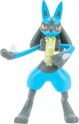 Pokemon-Figurenset 8er-Pack – 5–11 cm große Figur – Garchomp, Pikachu, Evoli, Lucario, Riolu, Munchlax, Glaceon und Leafeon – Neu 2023 – Offizielle Spielzeug-Actionfiguren von Naty Shop