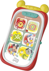 Clementoni 17711 Disney Baby Baby Mickey Smartphone, Kinderhandy mit Licht- und Soundeffekten, interaktives Spielzeug für Kinder von 9–36 Monaten, M, mehrfarbig, Bebe Toys Naty Shop Standardtitel