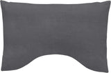 Traumnacht Exklusiv Spezial-Schlafkissen mit viskoelastischem Schaum, 40 x 60 cm, grau, Öko-Tex-zertifiziert, hergestellt nach dem deutschen Qualitätsstandard Naty Shop Standardkissen Grau 1 Stück (1 Packung)