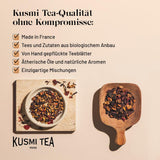 Kusmi Tea – 2er-Pack – Jasmin-Grüntee – Bio-Jasmin-Grüntee-Mischung – 100 % Bio-Grüntee – kann heiß oder kalt getrunken werden – 2 x 20 Teebeutel