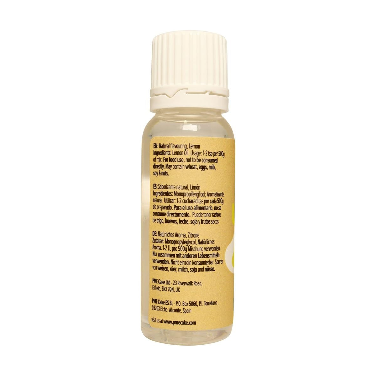 100 % natürliches Zitronenaroma, 25 ml Süßstoffe Naty Shop