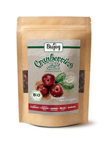 Biojoy getrocknete Bio-Cranberries (1 kg), mit Apfelsirup gesüßte Cranberries. Dehydrierte Produkte Naty Shop 250 G