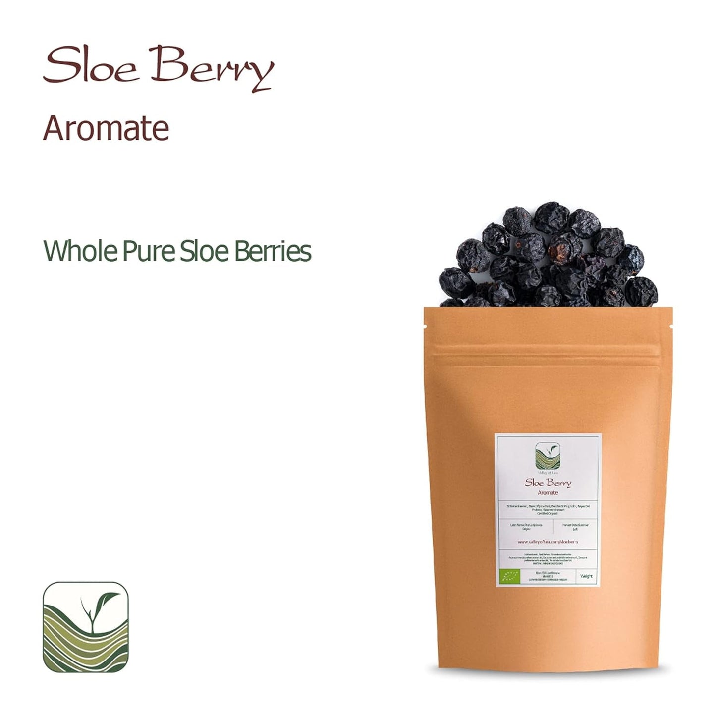Schlehe getrocknete Beeren Bio-Qualität - Schlehe Beeren - Schlehe Beeren Schlehe Beeren Schlehe Bio Dehydrierte Produkte Naty Shop