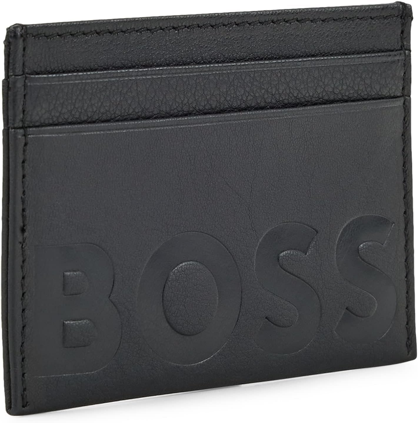 BOSS Hugo Herren Big Bb_s Kartenhalter, Black1, ONESI EU Herren Geldbörse Naty Shop