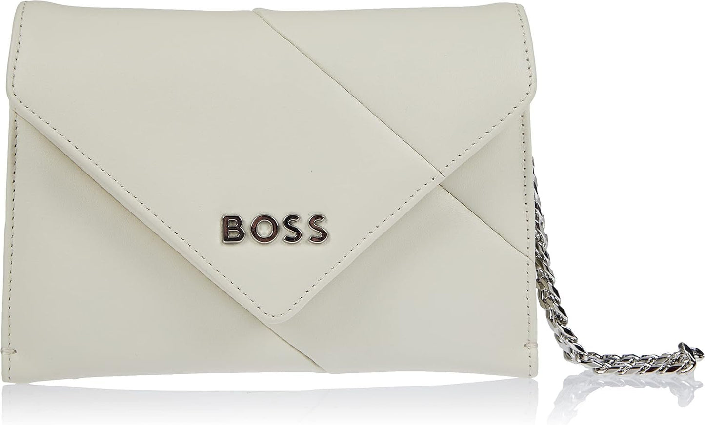 BOSS Damen Ayla Clutch Damentasche Naty Shop Hellweiß 114