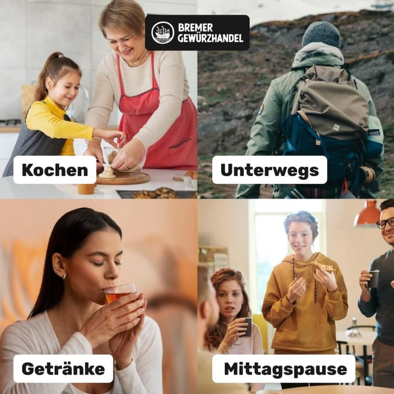 Bremer Gewürzhandel Ingwer, Trockenfruchtstücke gewürzt, aromatisch, würzig, ungeschwefelt, 1kg Dehydrierte Produkte Naty Shop
